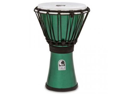 Toca Djembe 7 Inch Freestyle Green