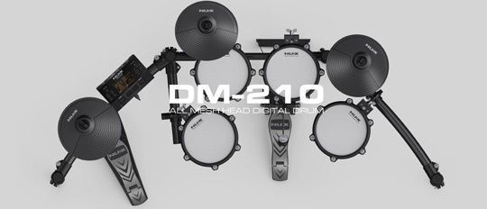 NU-X DM210 8 Piece Electronic Drum Kit with Mesh Heads