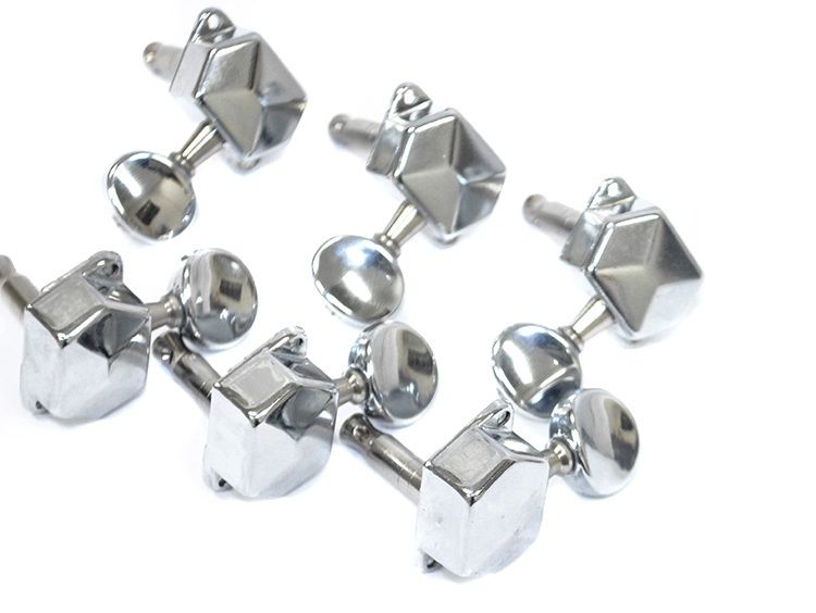 Machine Heads Electric 6 Inline Covered Chrome