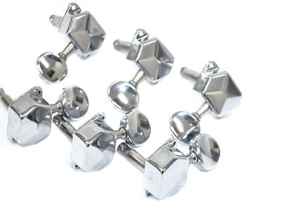 Machine Heads Electric 6 Inline Covered Chrome