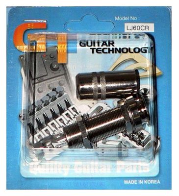 GT Endpin Barrel Jack Socket 4 Pin Chrome