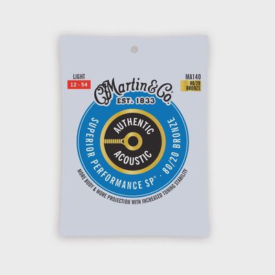 Martin SP 80/20 Acoustic Guitar Strings Light 12/54