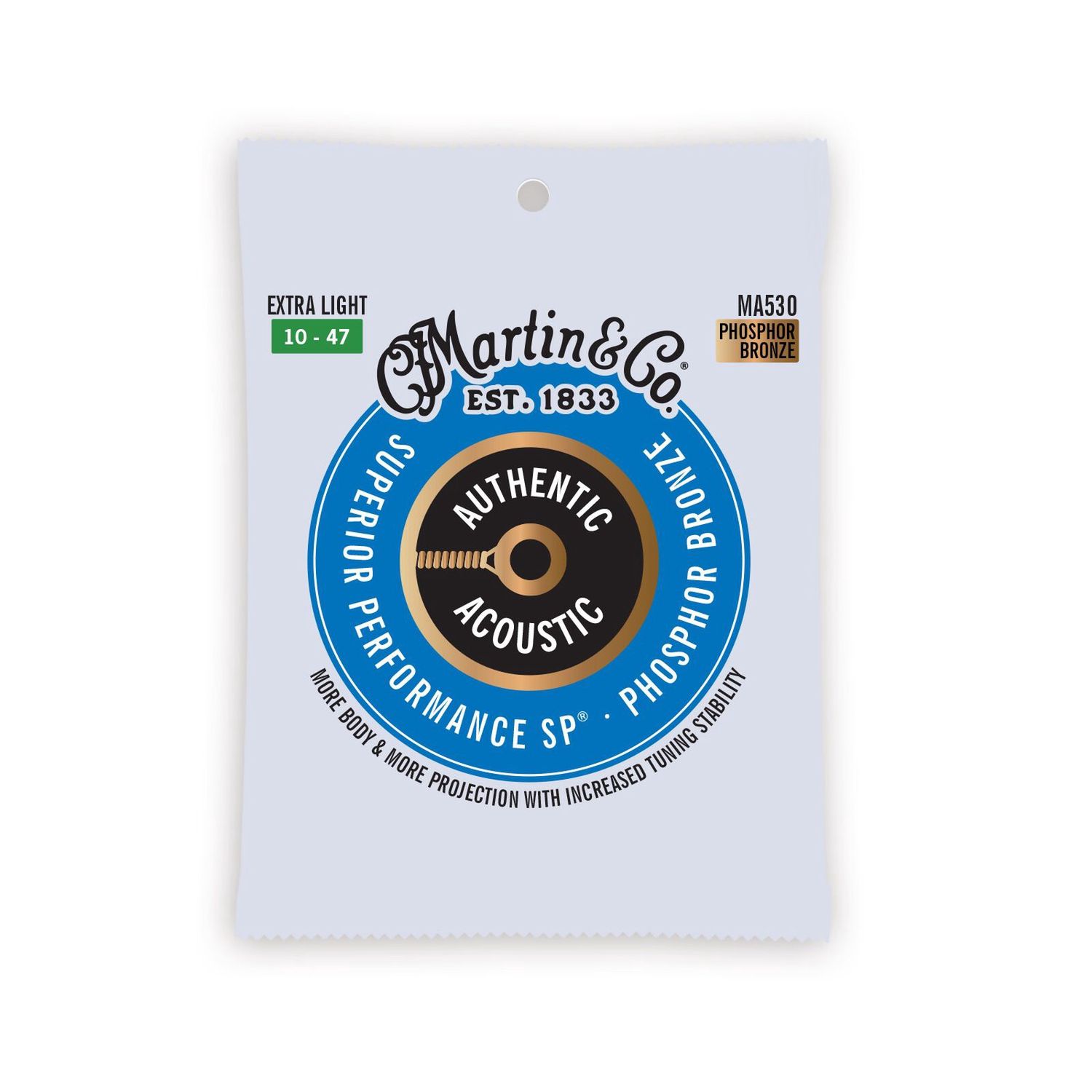 Martin SP Phosphor Acoustic Guitar Strings Extra Light 10/47