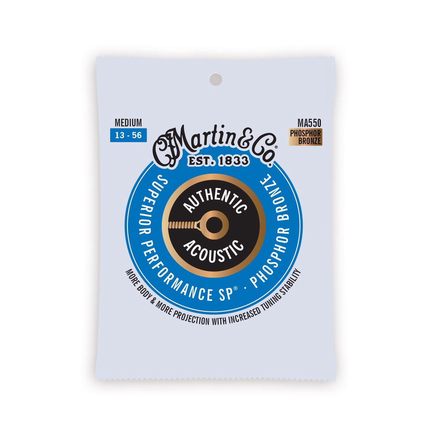 Martin SP Phosphor Acoustic Guitar Strings Medium 13/56