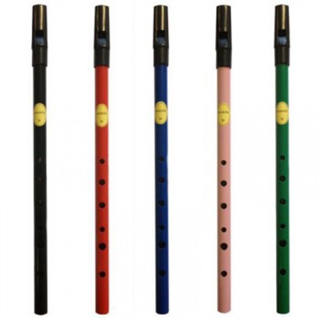 Feadog Tin Whistle Key of D Black