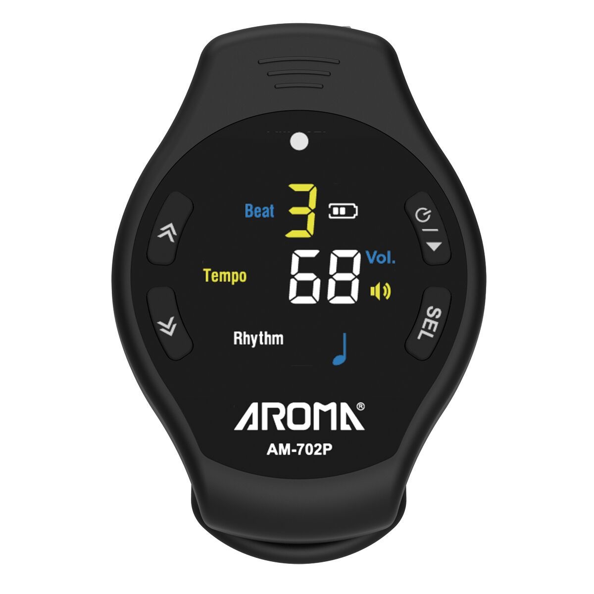 Aroma Clip-On Rechargable Digital Metronome