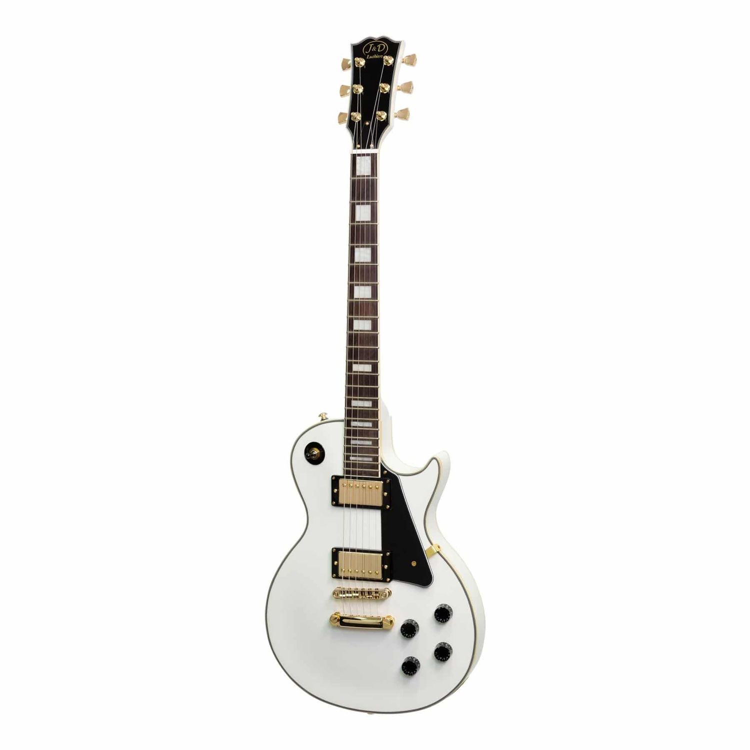 J&amp;D Luthiers LP-Style Electric Guitar White