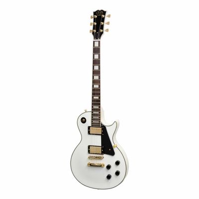 J&amp;D Luthiers LP-Style Electric Guitar White