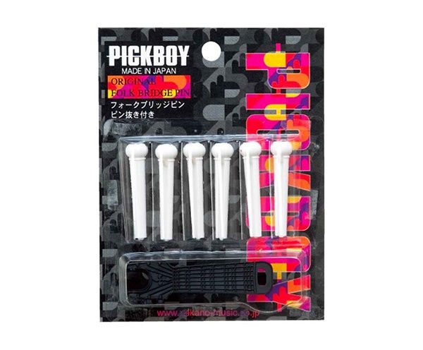 Pickboy Bridge Pin Set, Colour: White