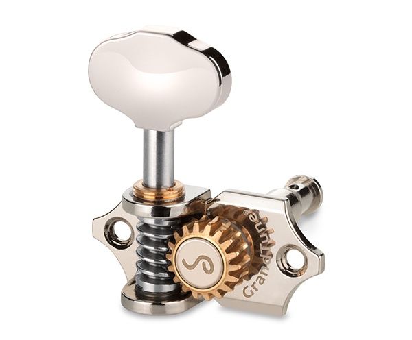 Schaller GrandTune Machine Heads 3+3 Butterbean, Colour/Finishes: Nickel