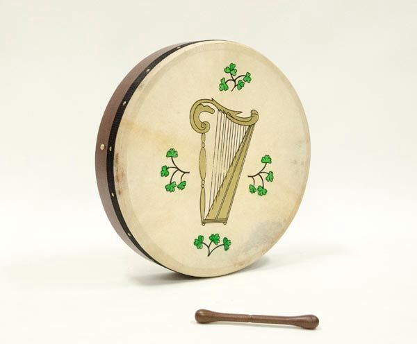 Bodhran 46cm (18inch) Tunable, Style: Golden Harp