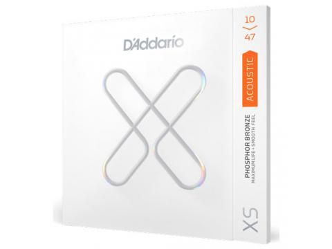 Daddario XS Acoustic Guitar Strings Phos Bronze 10/47