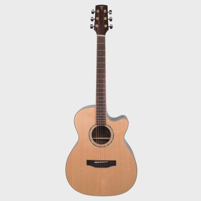 Timberidge Spruce solid top Acoustic-Electric Small Body Cutaway Guitar