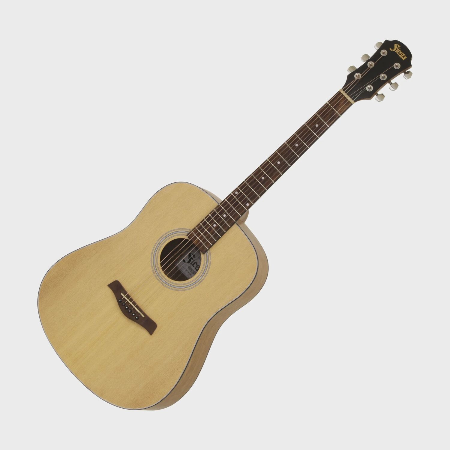 Aria Fiesta Series Dreadnought Acoustic Guitar Natural