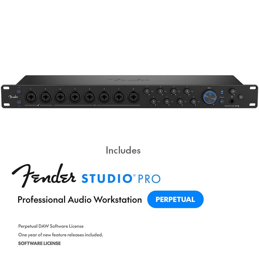 Fender Quantum LT16 16x8 USB-C Audio Interface