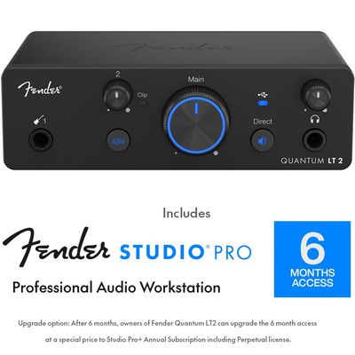 Fender Quantum LT2 2x2 USB-C Audio Interface
