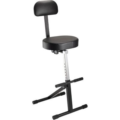 On Stage Guitarist Stool with Backrest