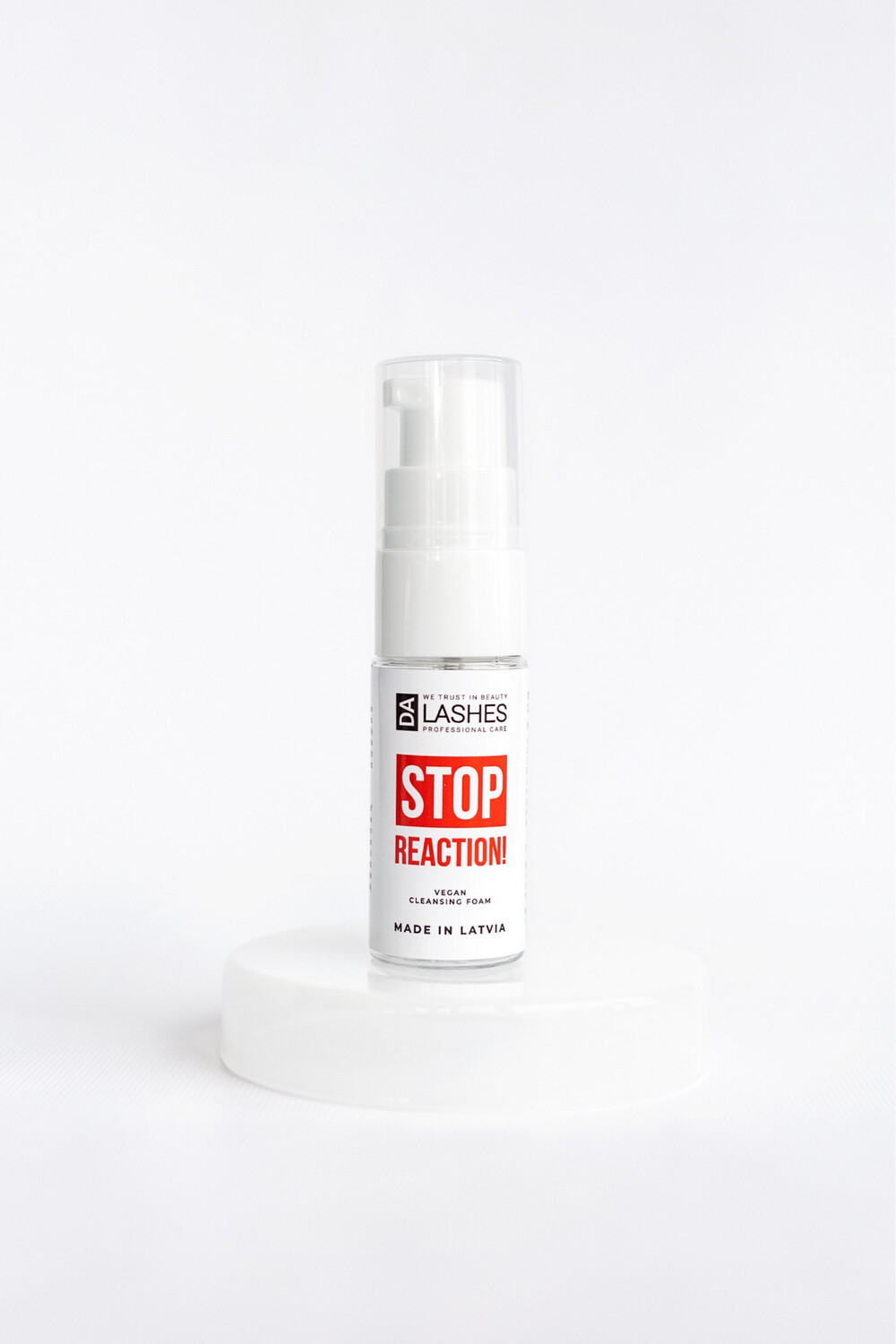 Stop Reaktion Schaum