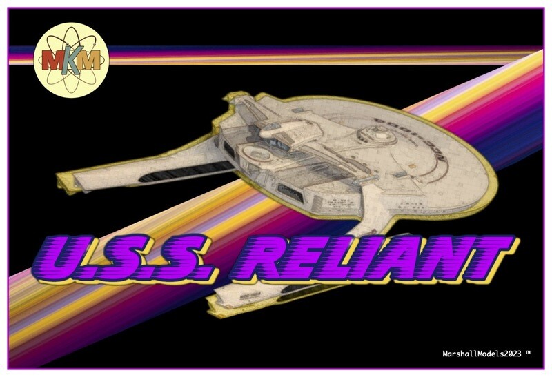 DISCONTINUED 1/350 USS RELIANT MODEL KIT