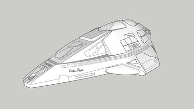 DELTA FLYER 1/677 scale