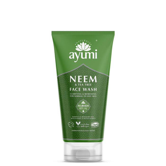 AYUMI gel za umivanje/čiščenje obraza NIM &amp; ČAJEVEC 150 ml