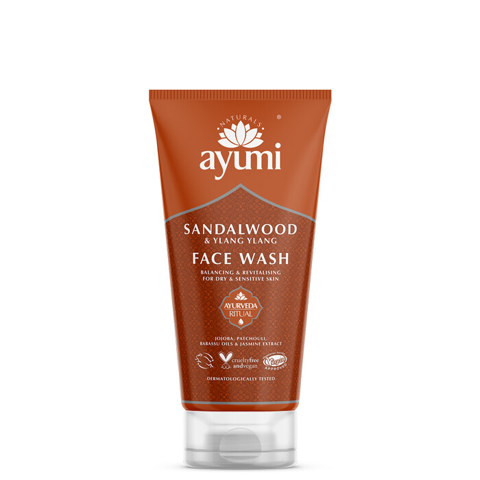 AYUMI gel za umivanje/čiščenje obraza SANDALOVINA &amp; YLANG YLANG 150 ml