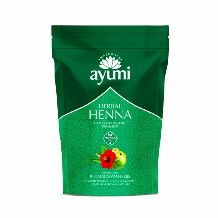 AYUMI kana v prahu (barva) za lase 150 g naravna +9 himalajskih zelišč (best sellers 2023)