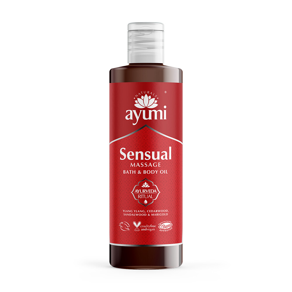 AYUMI masažno olje ali olje za kopel &amp; telo SENSUAL/ 250 ml