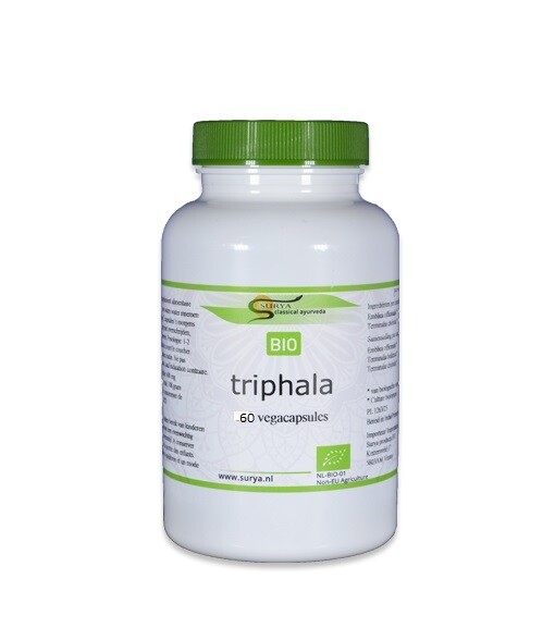 SURYA triphala (trifala) VEGE kapsule plus BIO/ 600 mg/ 60