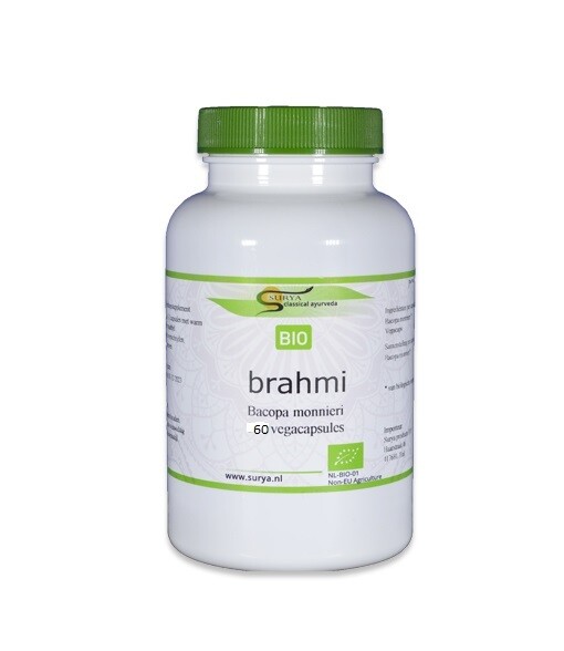 SURYA brahmi (brami) VEGE kapsule plus BIO/ 400 mg/ 60