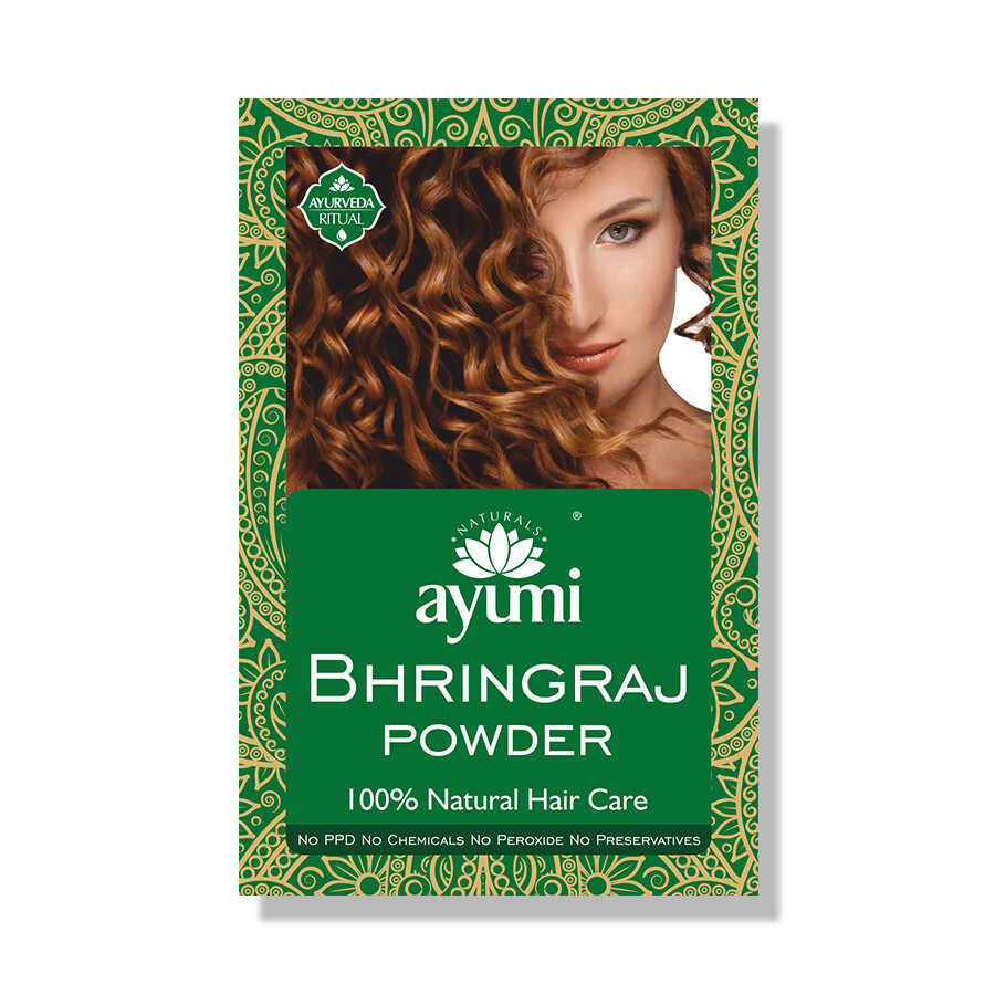 AYUMI bhringraj v prahu za lase & kožo obraza 100 % naraven/ 100 g