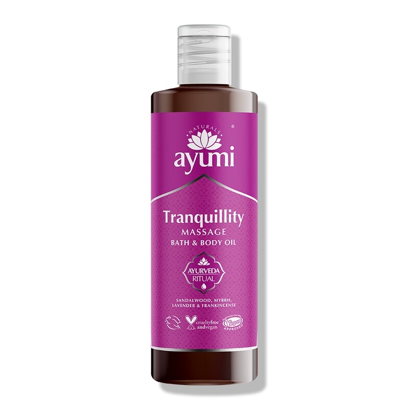 AYUMI masažno olje ali olje za kopel &amp; telo TRANQUILITY/ 250 ml