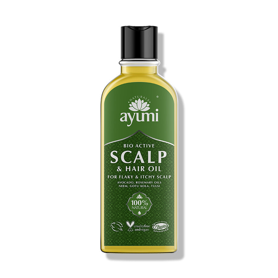 AYUMI BIO Active olje za lasišče in lase za uravnavanje ravni sebuma (tudi proti prhljaju)/ 150 ml