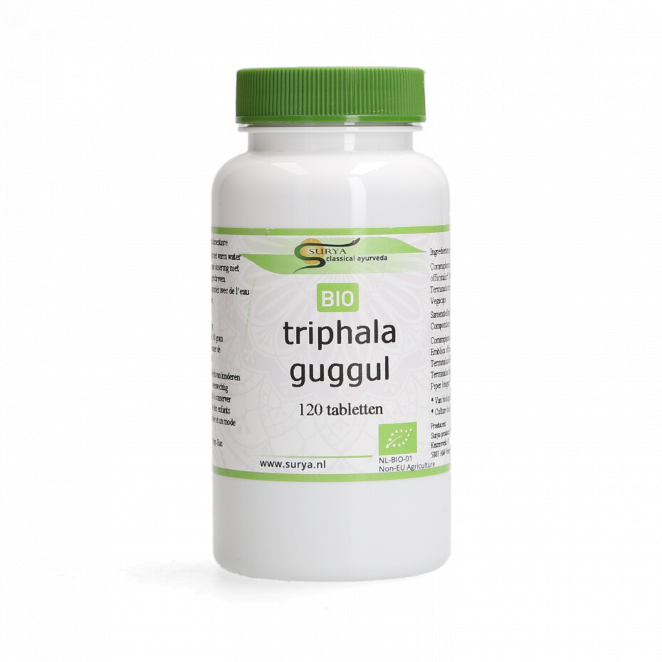 SURYA Triphala guggul (trifala, gugul) tabletke BIO/ 120 /500 mg