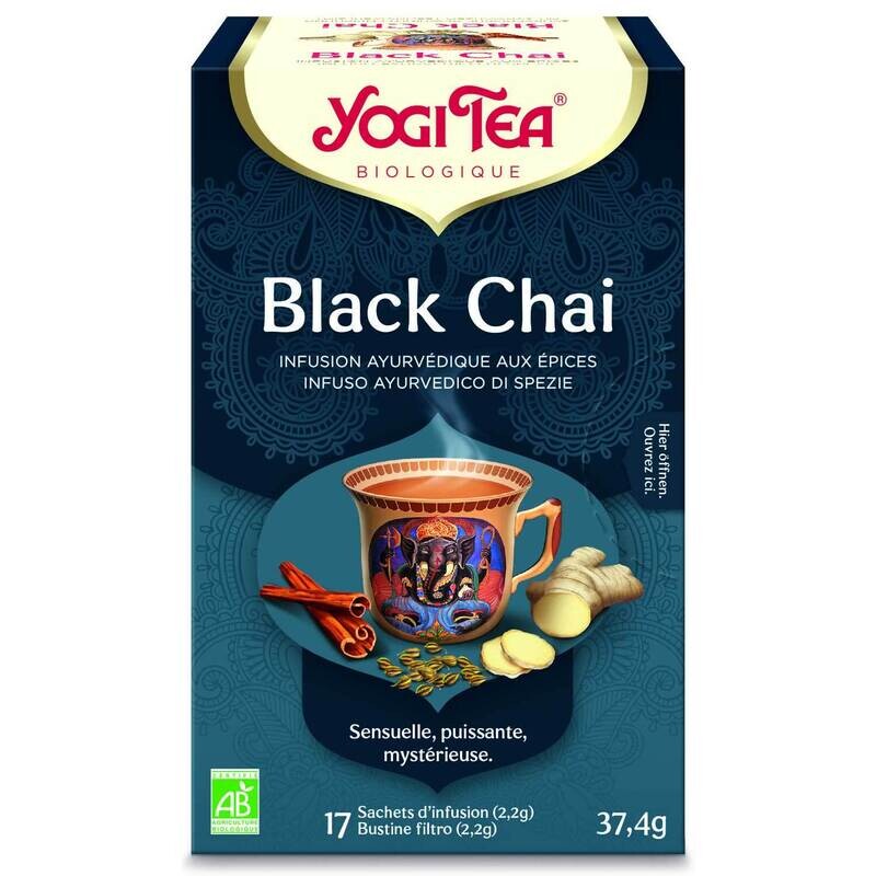 YOGI TEA &quot;Black Chai&quot; čaj *organic/ 17