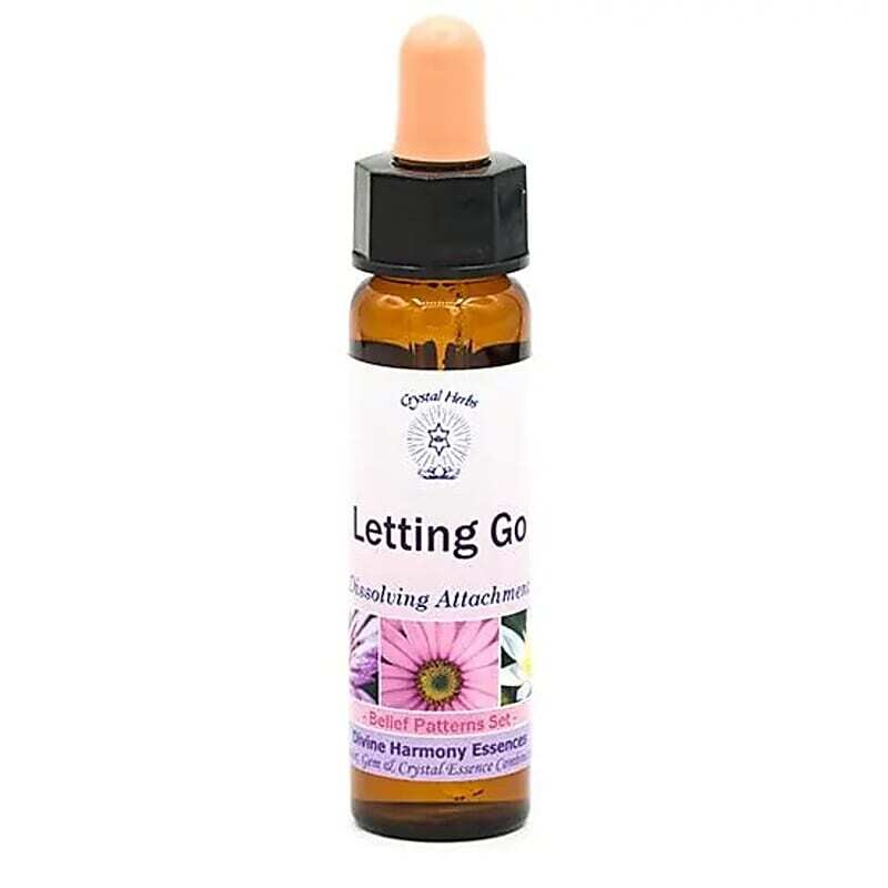 CRYSTAL HERBS &quot;Pusti, da gre&quot; - Cvetno-kristalna esenca za vzpostavljanje ravnovesja na čustveni, mentalni ter energijski ravni/ 10 ml