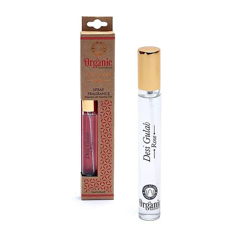 ORGANIC GOODNESS Desi Gulab VRTNICA sprej za prostor/ 12 ml