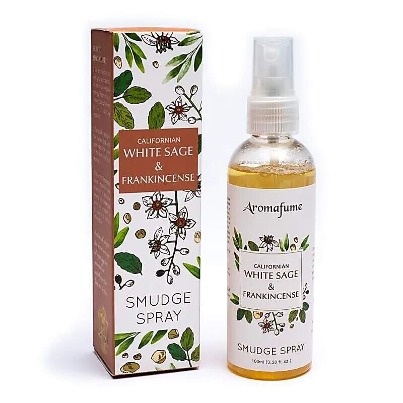 AROMAFUME Natural smudge pršilo za prostor BELI ŽAJBELJ &amp; KADILNA BOSVELIJA 100 ml