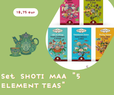 🌿 SET/SHOTI MAA »5 ELEMENT TEAS«