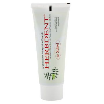 HERBDENT ajurvedski gel za čiščenje zob s ksilitolom/ 80 ml