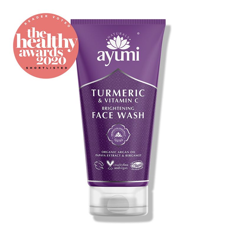 AYUMI gel za umivanje/čiščenje obraza KURKUMA &amp; VITAMIN C 150 ml