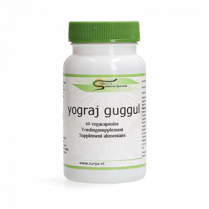 SURYA yograj guggul VEGE kapsule plus BIO/ 600mg/ 60
