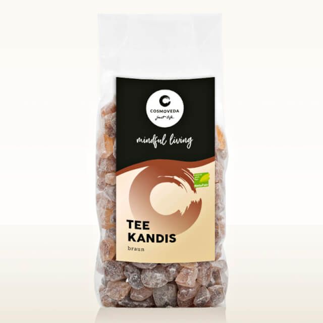 COSMOVEDA ajurvedski kameni sladkor (rjavi) Fair Trade 400 g