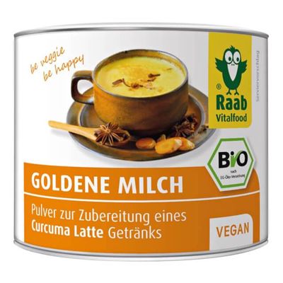 RAAB Vitalfood začimbna mešanica za pripravo zlatega mleka, organic/ 70 g