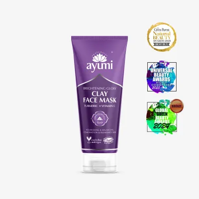 AYUMI maska za obraz KURKUMA &amp; BERGAMOTKA 100 ml