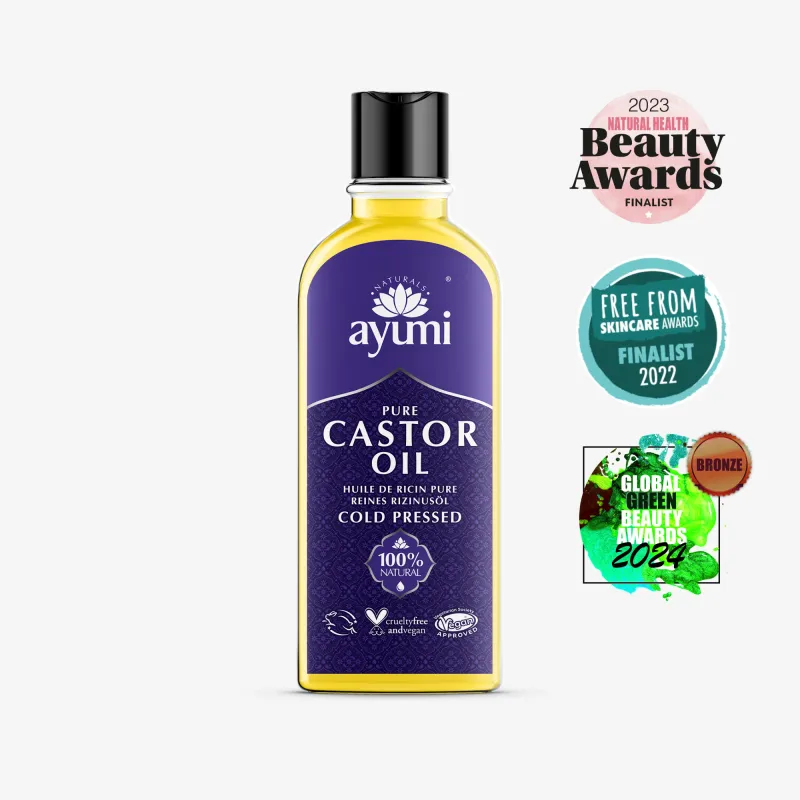 AYUMI ricinusovo olje 100 % natural hladno stiskano/ 150 ml
