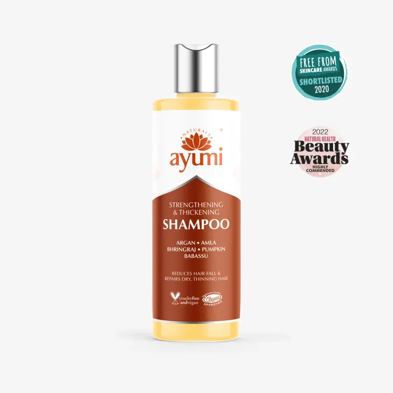 AYUMI Natural šampon za lase I Za močnejše in gostejše lase  250 ml