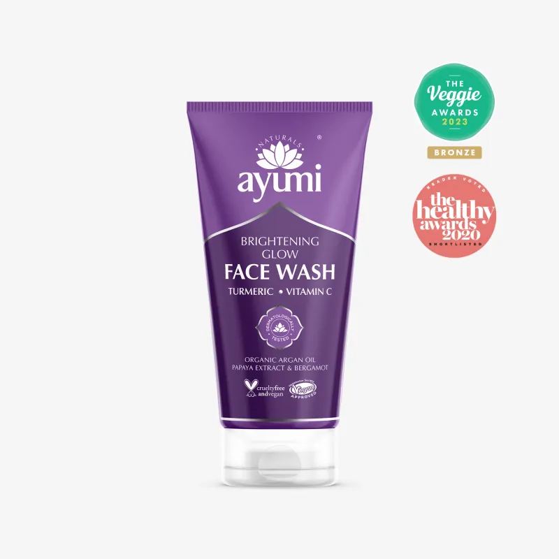AYUMI gel za umivanje/čiščenje obraza KURKUMA &amp; VITAMIN C 150 ml