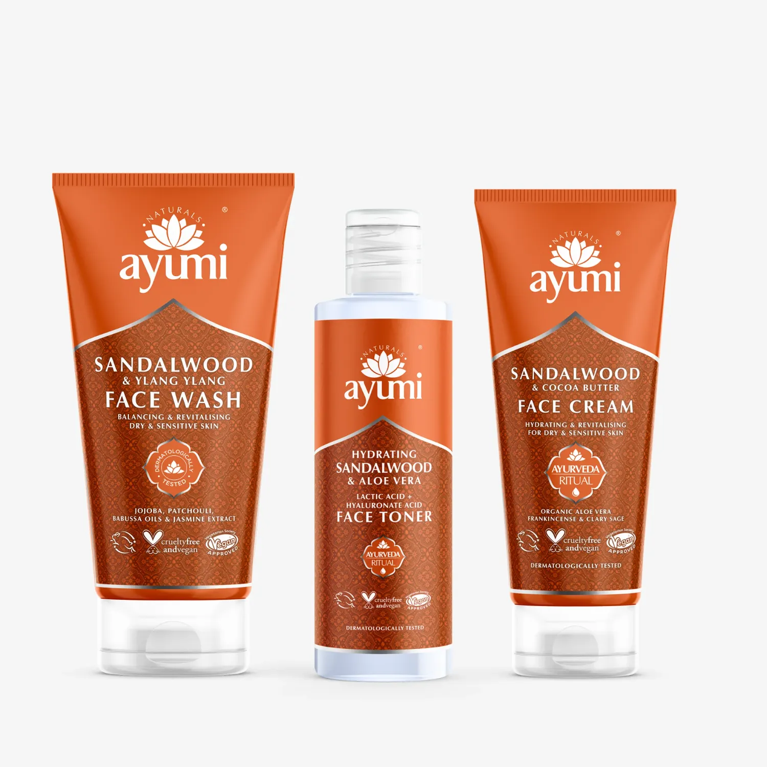 SET/ TRIO za obraz, izdatna hidracija