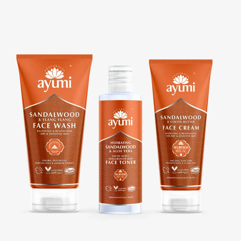 SET/ TRIO za obraz, izdatna hidracija